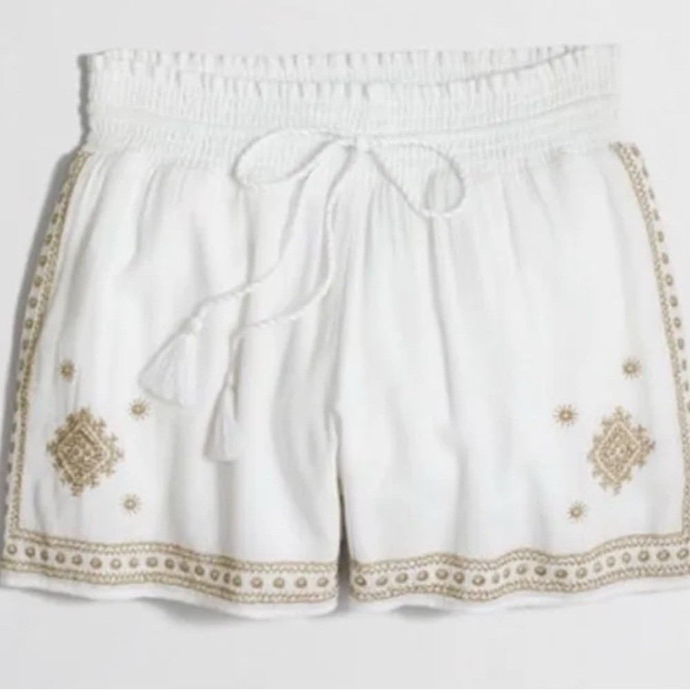 J Crew Embroidered Shorts